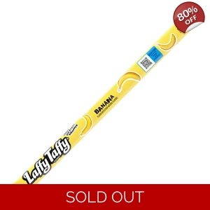 Banana Laffy Taffy Rope Chew Bar - American Chewy Candy